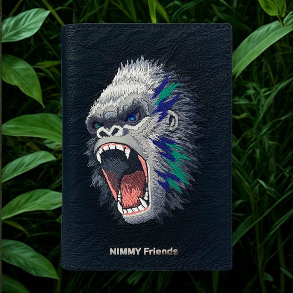 Etui na paszport Nimmy portfel Raptor    Gorilla czarny
