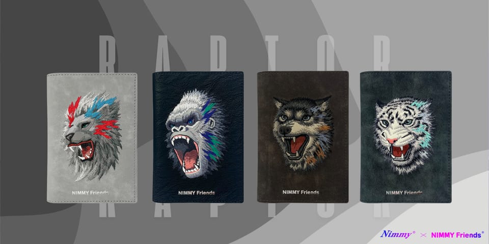Etui na paszport Nimmy portfel Raptor    Wolf brązowy