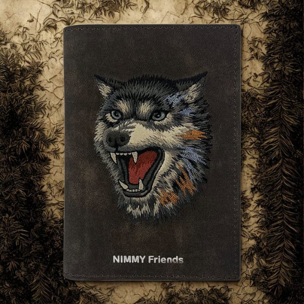 Etui na paszport Nimmy portfel Raptor    Wolf brązowy