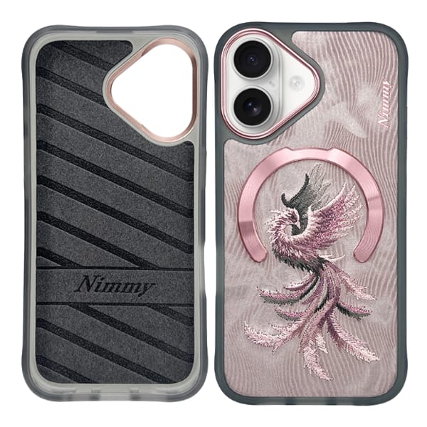 Etui Nimmy Magnetic Fantasy Animal       MagSafe do iPhone 16 różowo złoty