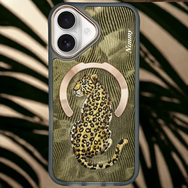 Etui Nimmy Magnetic Fantasy Animal       MagSafe do iPhone 16 złoty