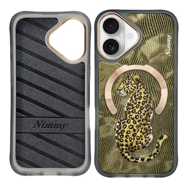 Etui Nimmy Magnetic Fantasy Animal       MagSafe do iPhone 16 złoty