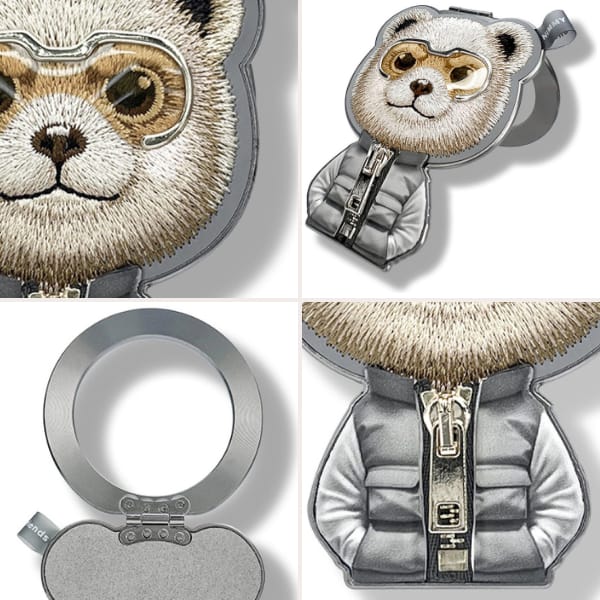 Magnetyczna zawieszka Nimmy Cool&Cute    2.0 Bear szary