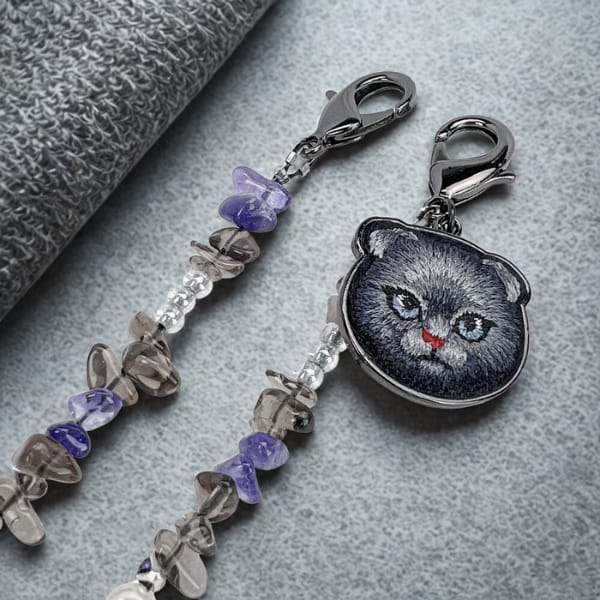 Zawieszka na torebkę handstrap Nimmy     Magnetic fashion czarny