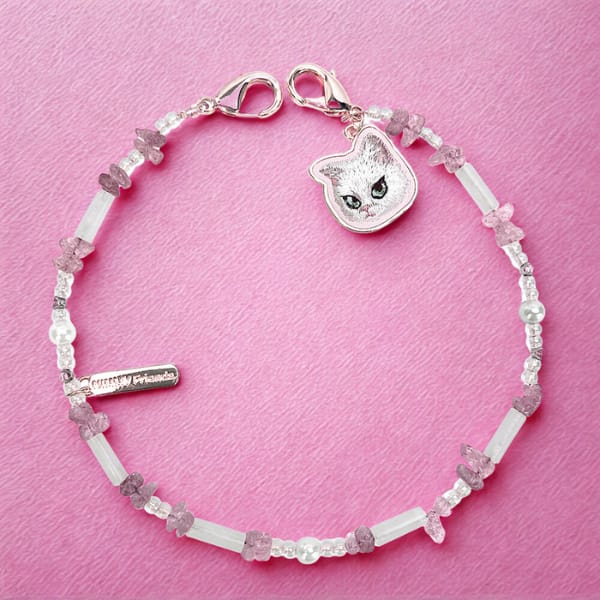 Zawieszka na torebkę handstrap Nimmy     Magnetic fashion różowy