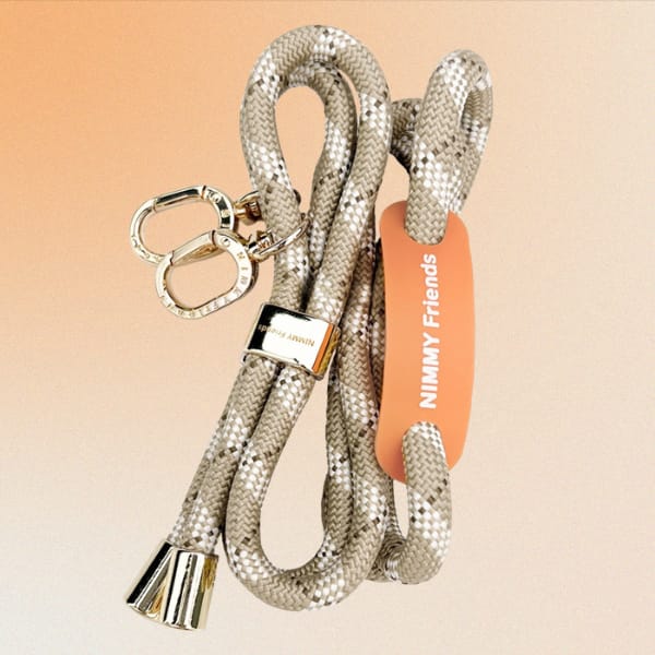 Zestaw crossbody + handstrap Nimmy       Cool&Cute 2.0 brązowy
