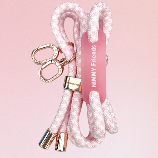 Zestaw crossbody + handstrap Nimmy       Cool&Cute 2.0 różowy