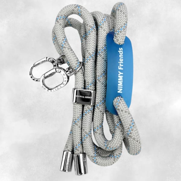 Zestaw crossbody + handstrap Nimmy       Cool&Cute 2.0 szary
