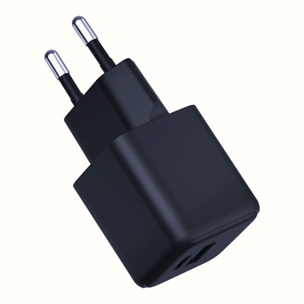 Ładowarka sieciowa 3MK Hyper GaN Charger 20W 1xUSB-A 1XUSB-C PD QC4+ czarny