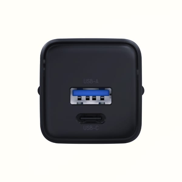 Ładowarka sieciowa 3MK Hyper GaN Charger 20W 1xUSB-A 1XUSB-C PD QC4+ czarny