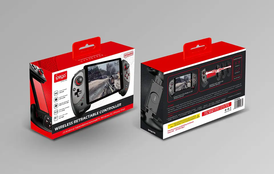 Kontroler bezprzewodowy / GamePad iPega PG-9083s z uchwytem na telefon