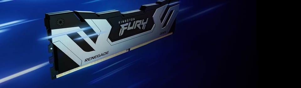 KINGSTON DDR5 96GB 6000MT/s CL32 DIMM (Kit of 2) FURY Renegade Silver XMP