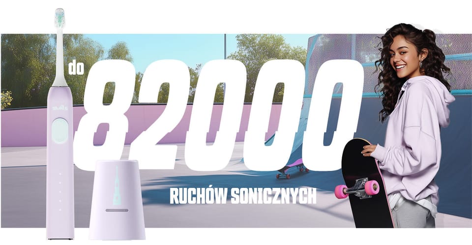 szczoteczka soniczna 82000 ruchów