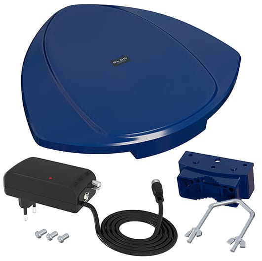 Antena DVB-T2 Blow Connect 8K ze wzmacniaczem, zewnętrzna