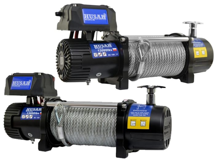 Wyciągarka elektryczna Husar BST 13000 Lbs 5897 kg (Stal 24 V)