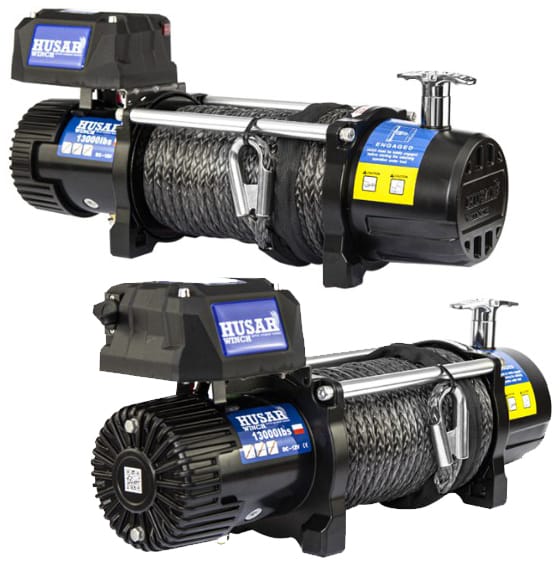 Wyciągarka elektryczna Husar BST 13000 Lbs 5897 kg (Syntetyk 12 V)