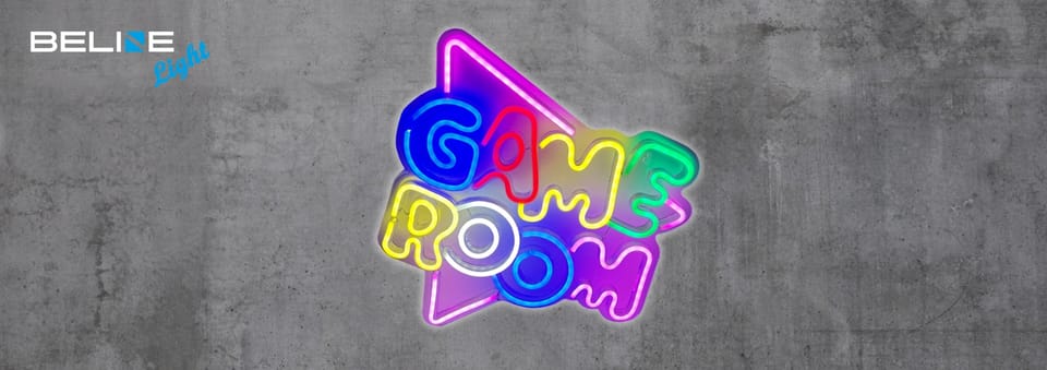 Neon Beline Light Game Room