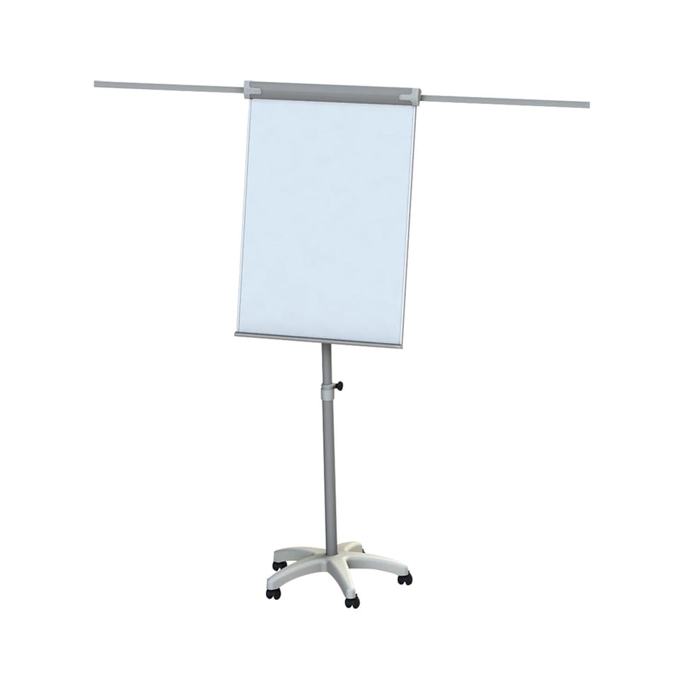 Flipchart mobilny, suchościeralny magnetyczny IGNIS, 68x105xh220cm MEMOBE MF003
