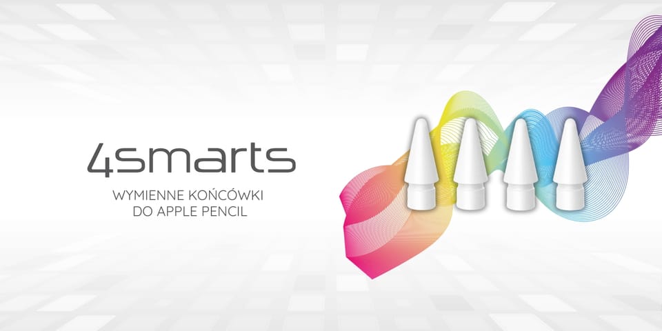 Wymienne końcówki 4smarts do Apple       Pencil 1/2 gen. Apple Pencil USB-C 540665