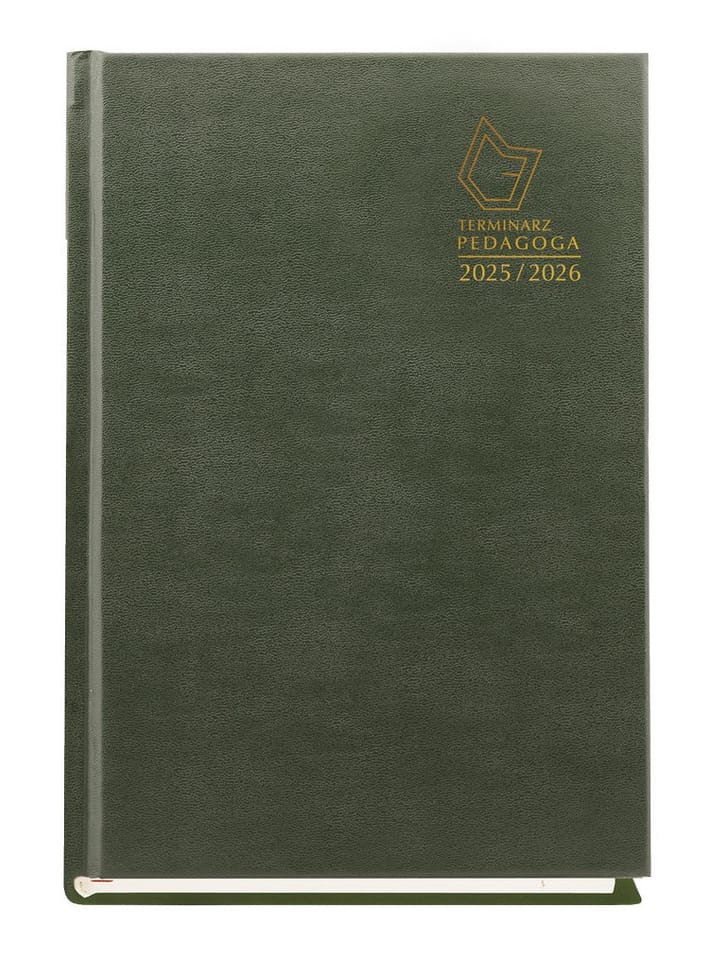 Terminarz PEDAGOGA 2025/2026 ZIELONY T-150V-Z Michalczyk i Prokop