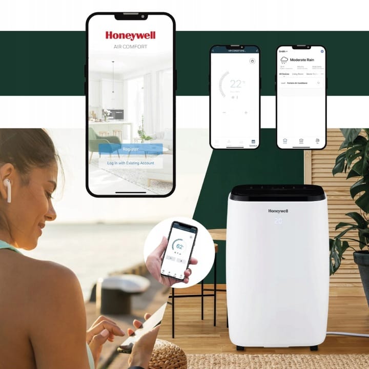 Sterowanie klimatyzatorem Honeywell przez Wi-Fi i komendy głosowe