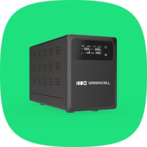 Green Cell Uninterruptible Supply UPS 800VA 500W s LCD displej PowerCo, re 12 VDC