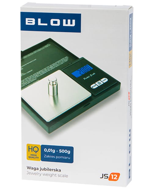 Waga jubilerska Blow JS12 0,01-500g