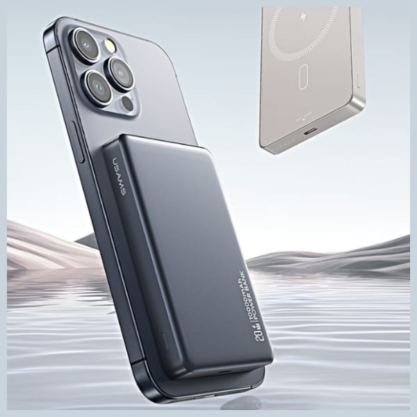 Powerbank USAMS CY Series CD242 10000mAh 20W Magnetic Wireless tarnish