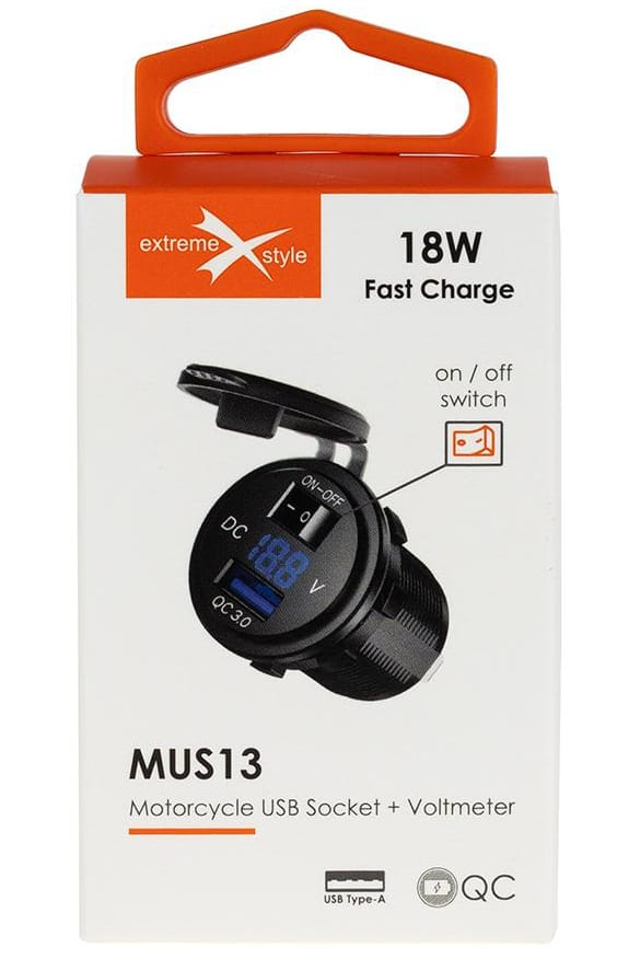 Motocyklowa ładowarka USB 12-24V eXtreme MUS13