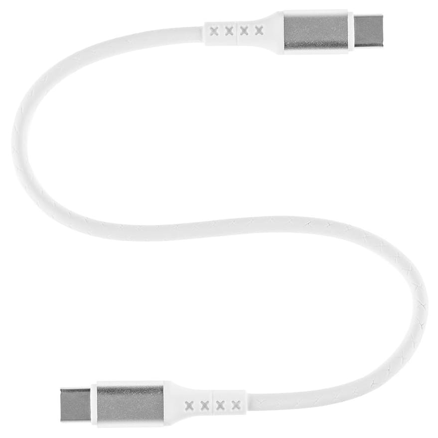 Wzmocniony kabel Ampere USB typ-C x USB typ-C (0.5 m,  biały)