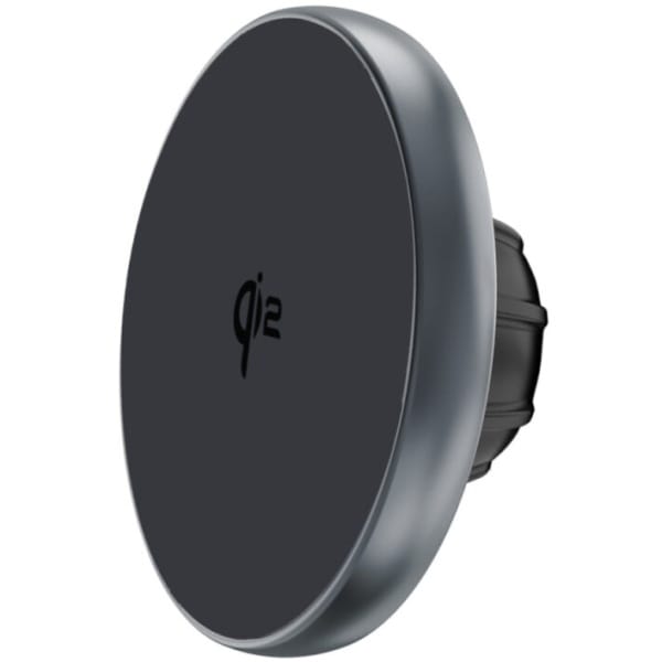 Uchwyt magnetyczny 4smarts Screen Mount  Qi2 na monitor do smartfonów szary