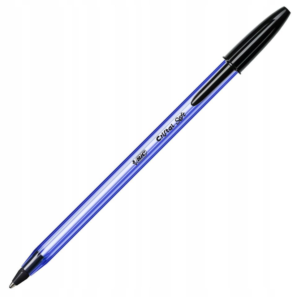 Długopis CRISTAL SOFT czarny 951433 BIC