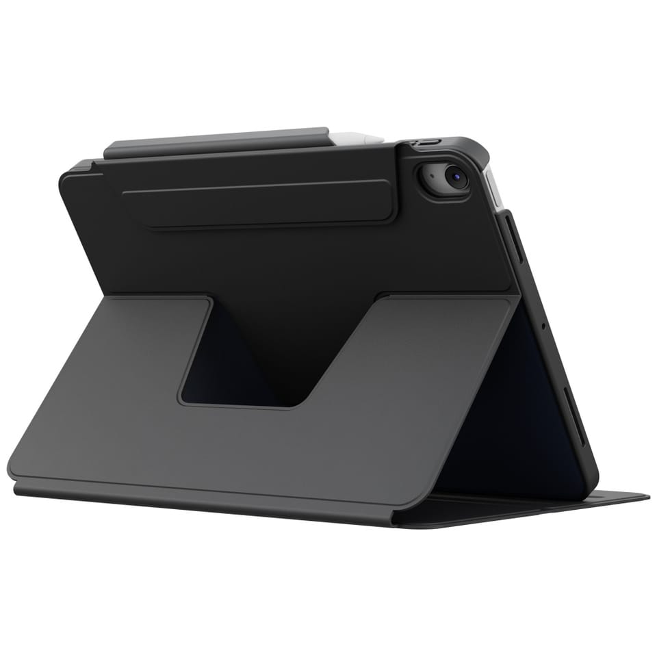 Etui UNIQ Rovus Snapmount Magnetic 360   Rotating Detachable do iPad 11" A16 (2025) / iPad 10.9" 10 gen. (2022) czarny
