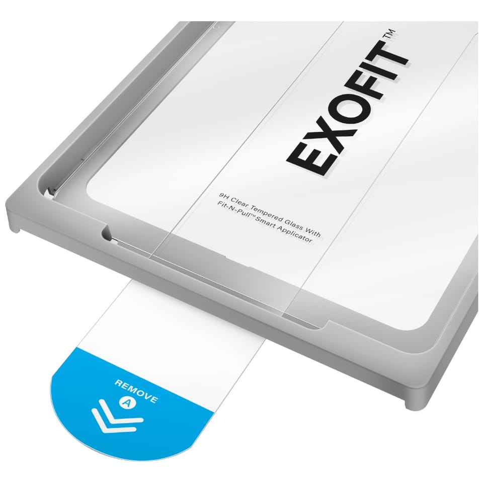 Szkło hartowane UNIQ Optix Clear Exofit  z aplikatorem do iPad 11" A16 (2025) / iPad 10.9" 10 gen. (2022)