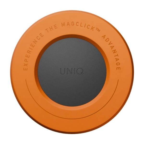 Uchwyt magnetyczny UNIQ SnapMount        samoprzylepny pomarańczowy/charcoal