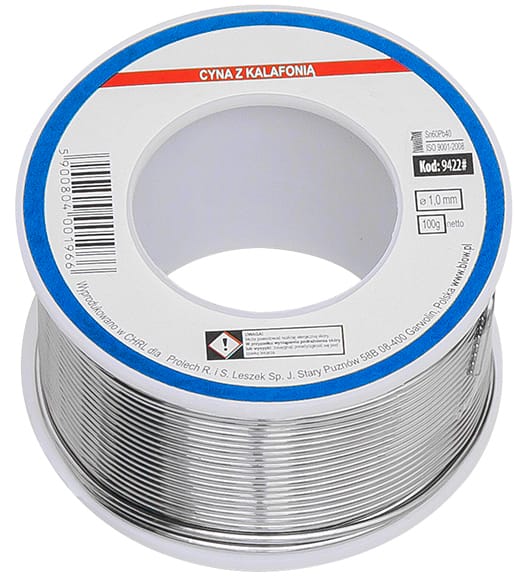 Cyna lutownicza 1,00/100g Sn60Pb40 Tinol