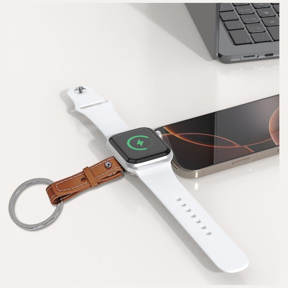 Ładowarka indukcyjna 4smarts do Apple    Watch, srebrny