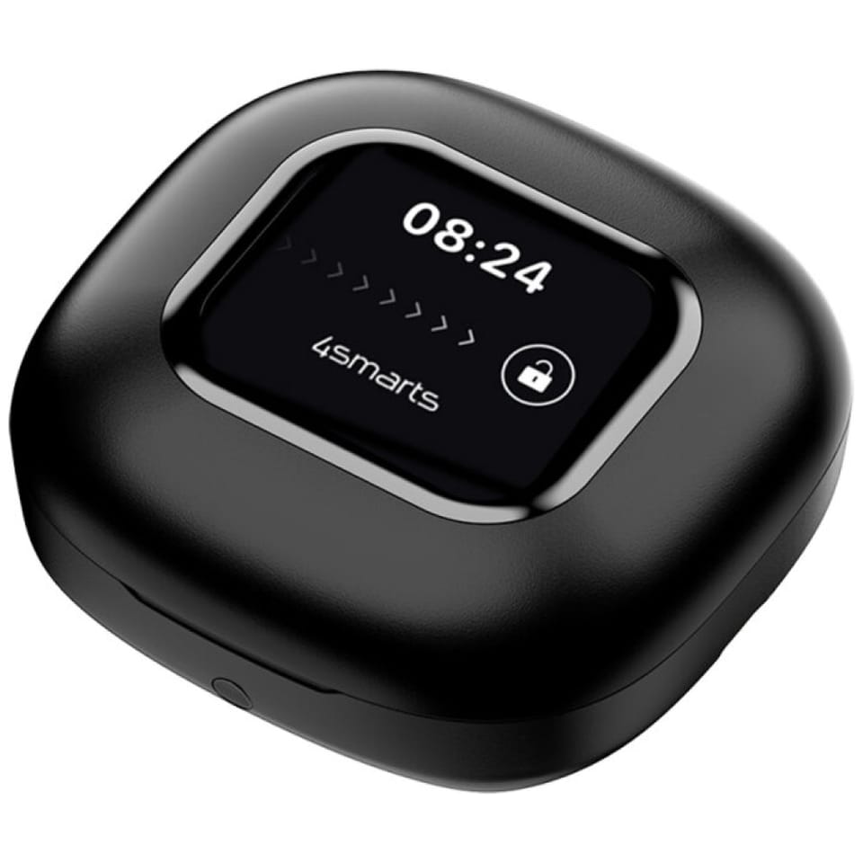 Słuchawki Bluetooth 4smarts SkyBuds OWS  z ekranem AI, czarny