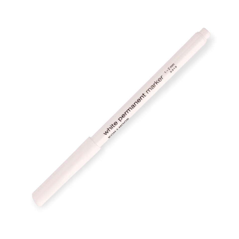 Marker permanentny biały 2mm 3313 w etui biały 2mm KOH-I-NOOR