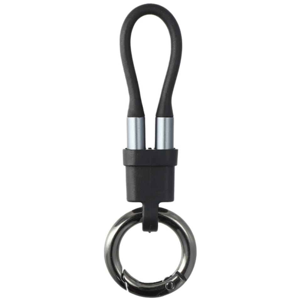 Zestaw akcesoriów 4w1 4smarts Explorer   kabel brelok USB-C, adapter USB-C do USB-C, zapalniczka USB-C, latarka USB-C, czarny