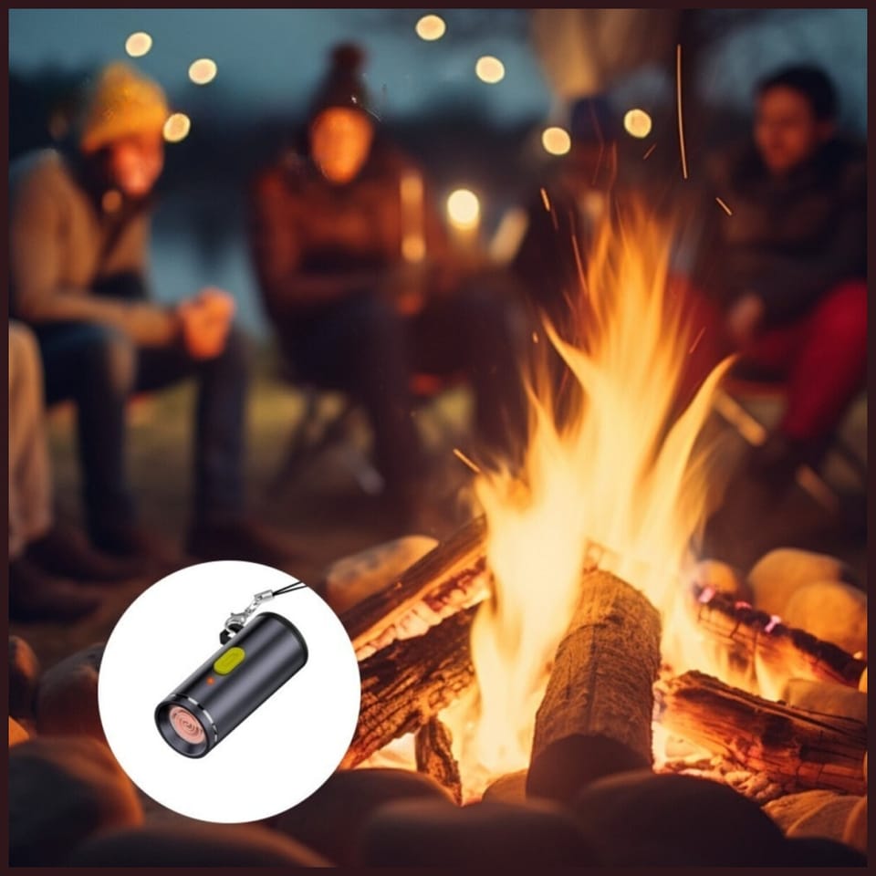 Zestaw akcesoriów 4w1 4smarts Explorer   kabel brelok USB-C, adapter USB-C do USB-C, zapalniczka USB-C, latarka USB-C, czarny