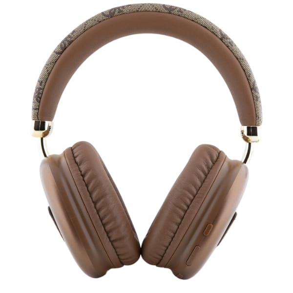 Słuchawki nauszne Guess Bluetooth 5.3 4G Triangle Logo brązowy