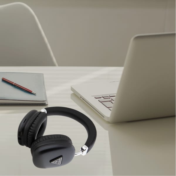Słuchawki nauszne Guess Bluetooth 5.3 4G Triangle Logo czarny