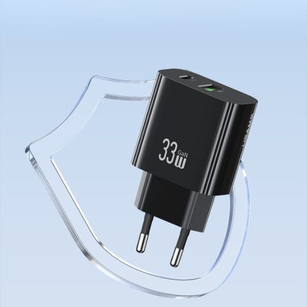 Ładowarka sieciowa USAMS CC317 T65 33W   1xUSB-C 1xUSB-A Fast Charging biały