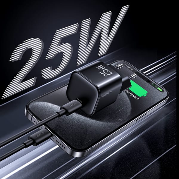 Ładowarka sieciowa USAMS JC Series CC289 25W GaN Mini Fast Charger USB-C biały
