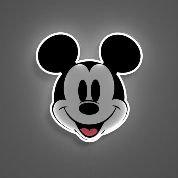 Neon Yellowpop Disney Mickey Printed     Face