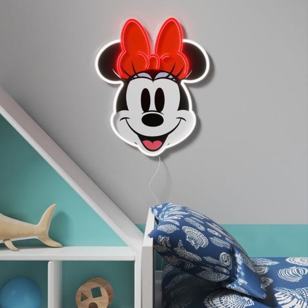 Neon Yellowpop Disney Minnie Printed     Face
