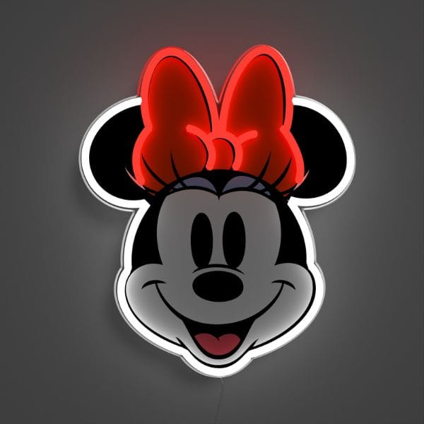 Neon Yellowpop Disney Minnie Printed     Face