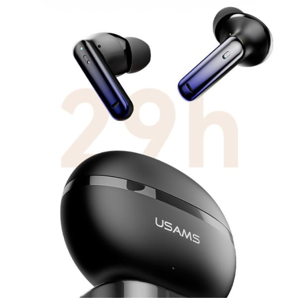 Słuchawki Bluetooth USAMS Echo E02 TWS   ANC+ENC bezprzewodowe biały