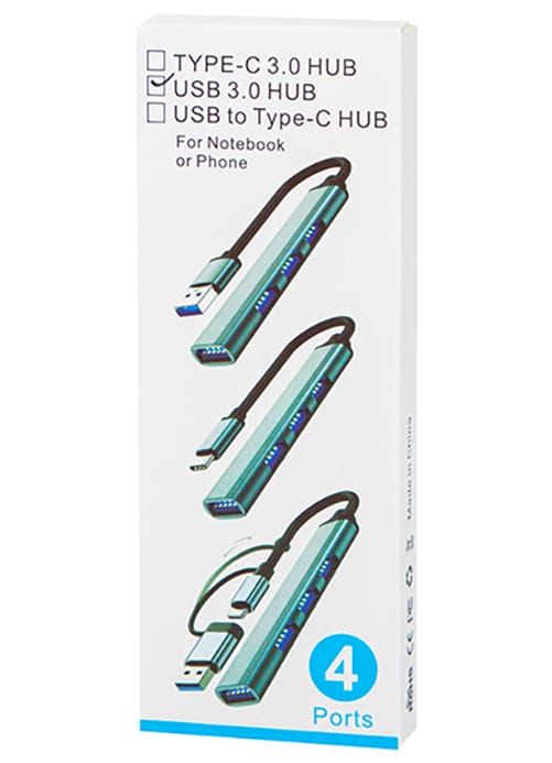 Rozgałęźnik USB Hub-01 4 gniazda USB 3x 2.0 1x 3.0